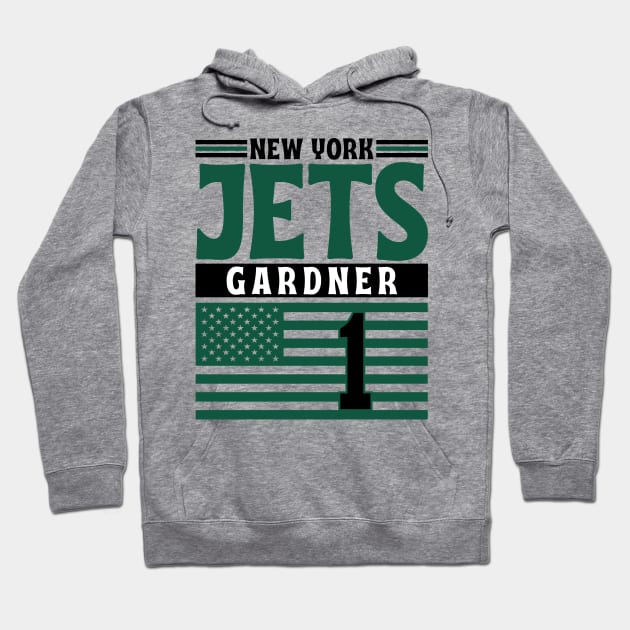 New York Jets Gardner 1 American Flag Football Hoodie by Astronaut.co